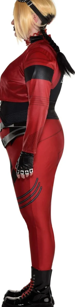 Online Adult Harley Quinn Plus Size Deluxe Costume - Suicide Squad 2 Plus Size Costumes