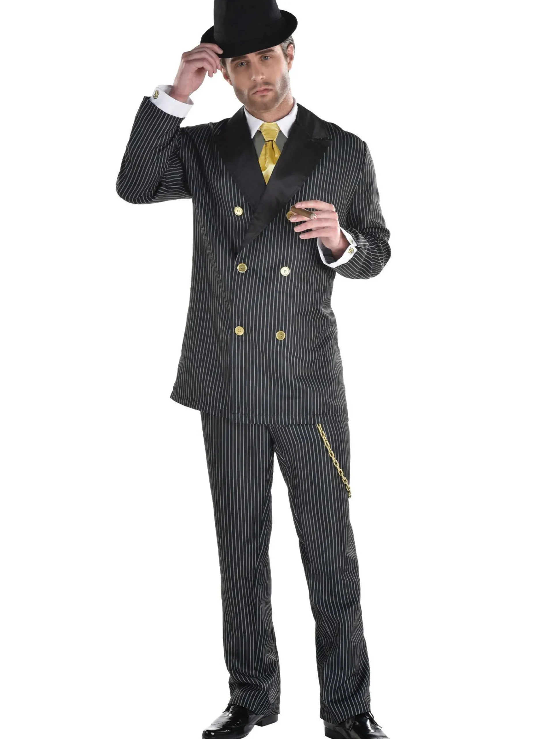 Party City Adult Head Honcho Costume - 20S Gangster|Men Decades