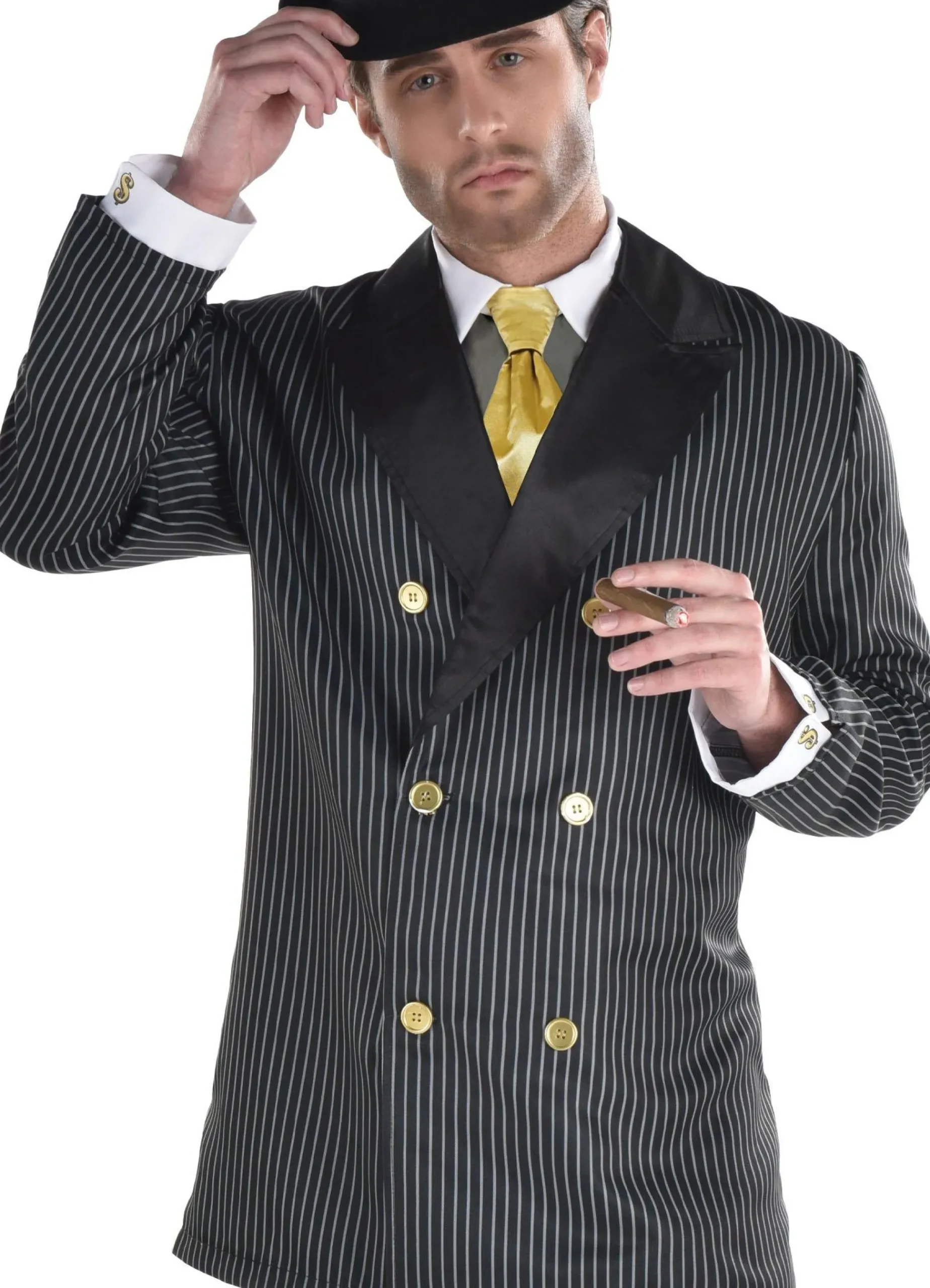 Party City Adult Head Honcho Costume - 20S Gangster|Men Decades