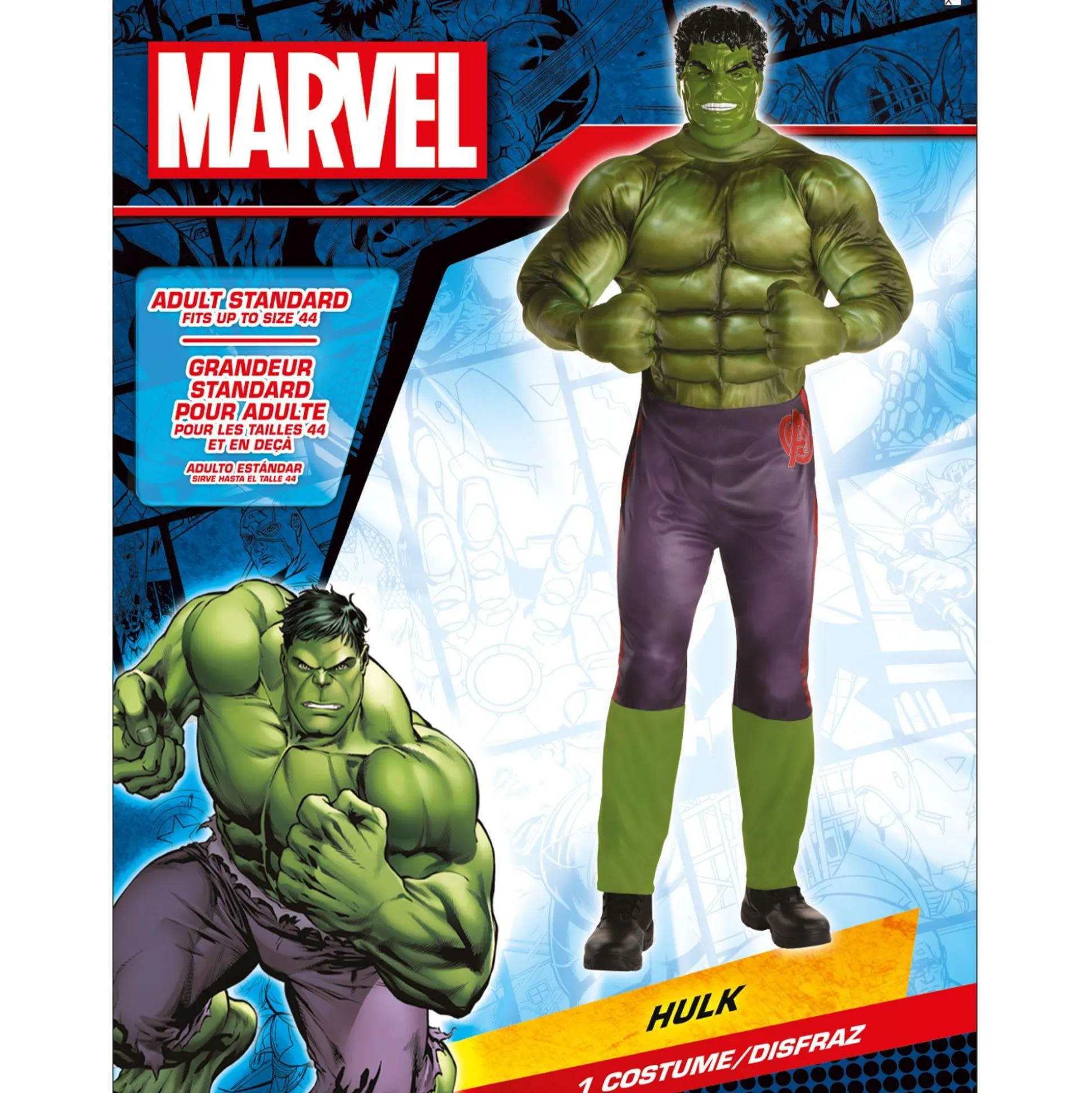 Best Adult Hulk Muscle Costume - Marvel Men Superhero