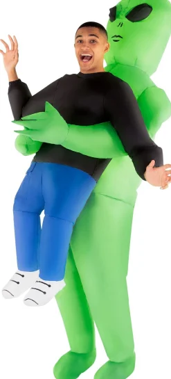 Discount Adult Inflatable Alien Pick-Me-Up Costume Men Funny