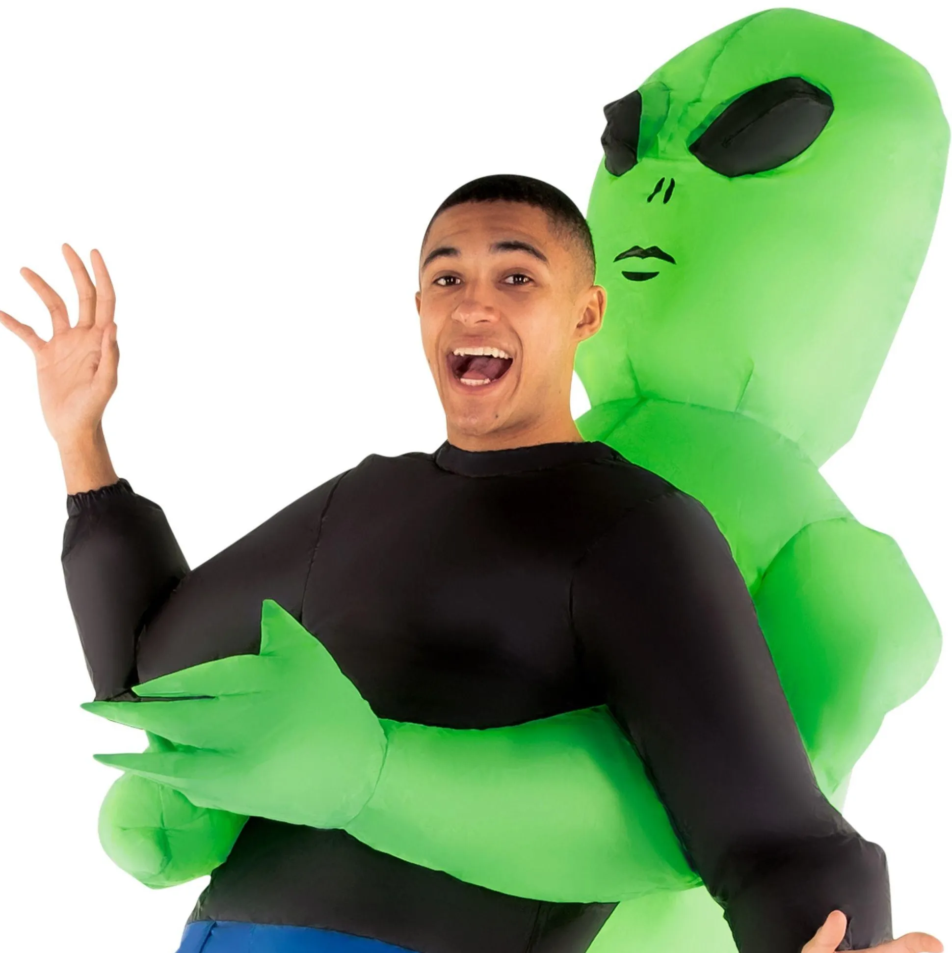 Discount Adult Inflatable Alien Pick-Me-Up Costume Men Funny