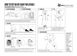 Party City Adult Inflatable Standing Unicorn Costume|Women Funny