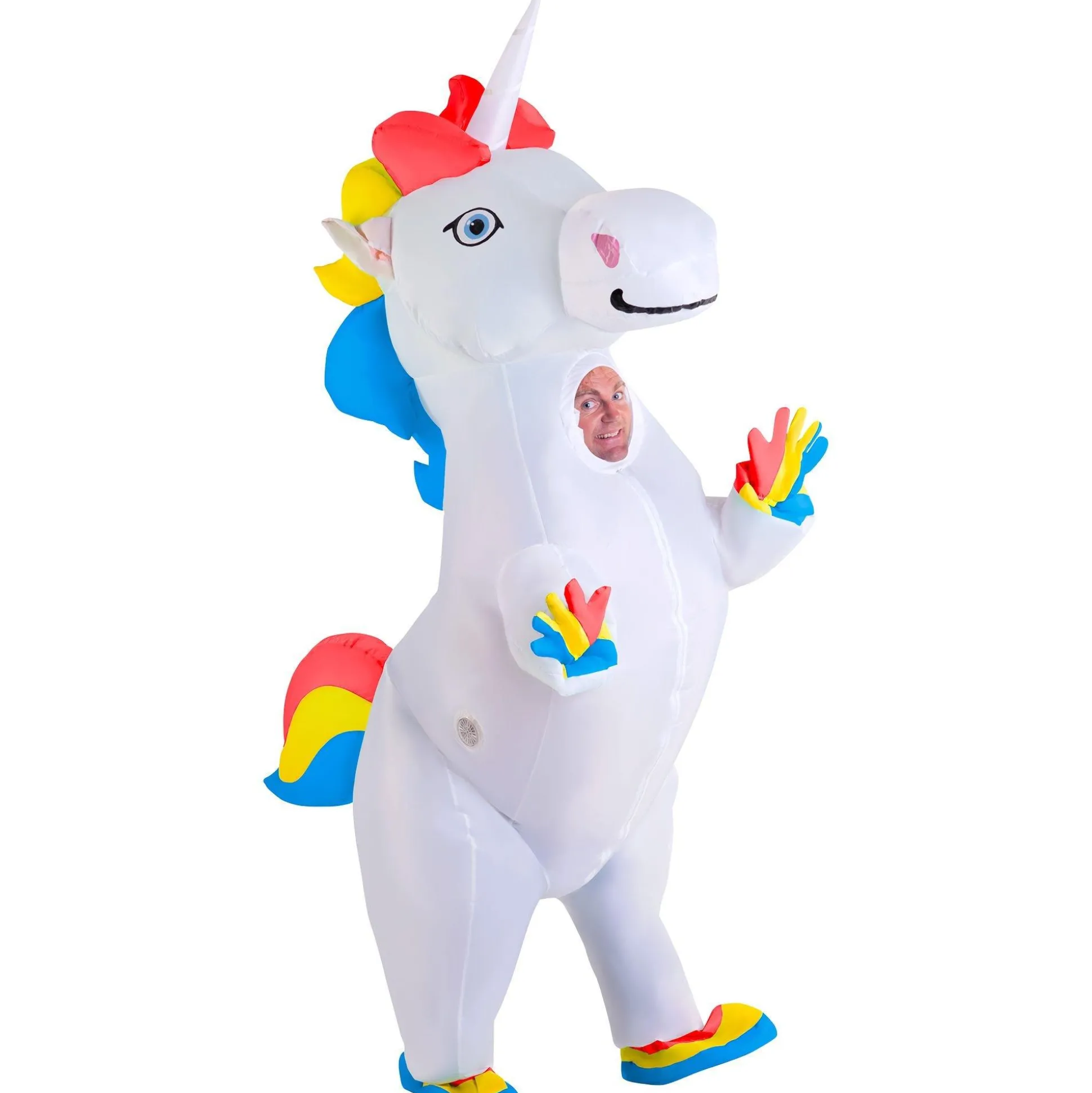 Shop Adult Inflatable Standing Unicorn Costume Men Funny