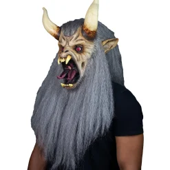 Best Adult Krampus Latex Mask Scary