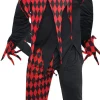 Flash Sale Adult Krazed Jester Costume Plus Size Men Scary