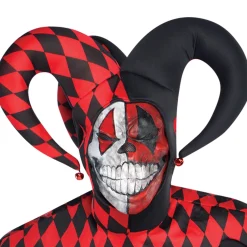 Flash Sale Adult Krazed Jester Costume Plus Size Men Scary