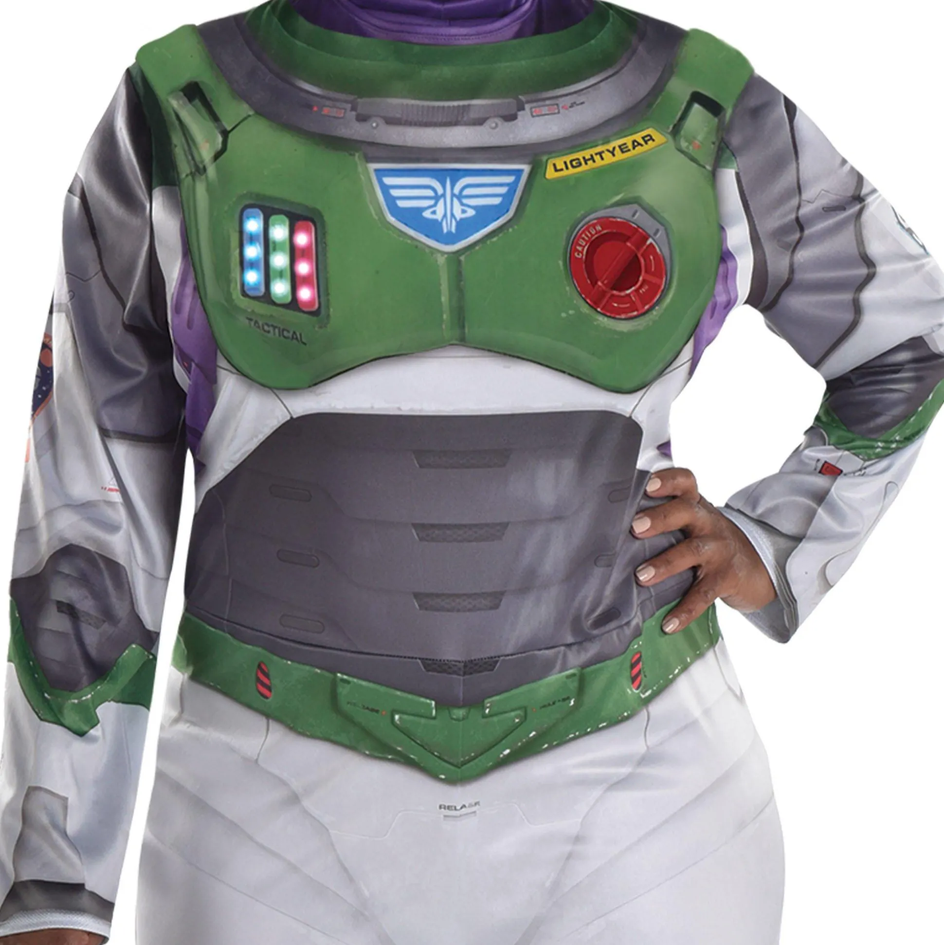 Sale Adult Light-Up Buzz Lightyear Space Ranger Alpha Plus Size Costume - Lightyear Couples' Costumes