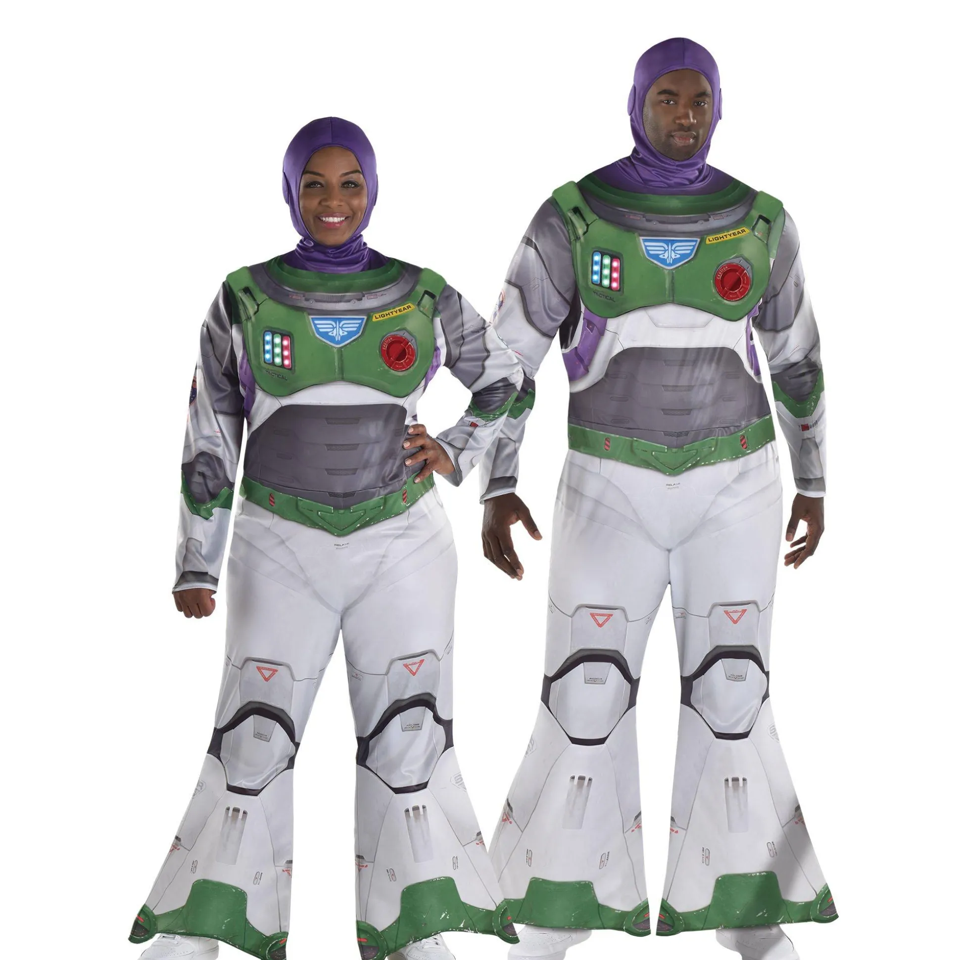 Party City Adult Light-Up Buzz Lightyear Space Ranger Alpha Plus Size Costume - Lightyear|Women Disney