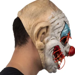 Online Adult Light-Up Creepy Clown Latex Mask Scary