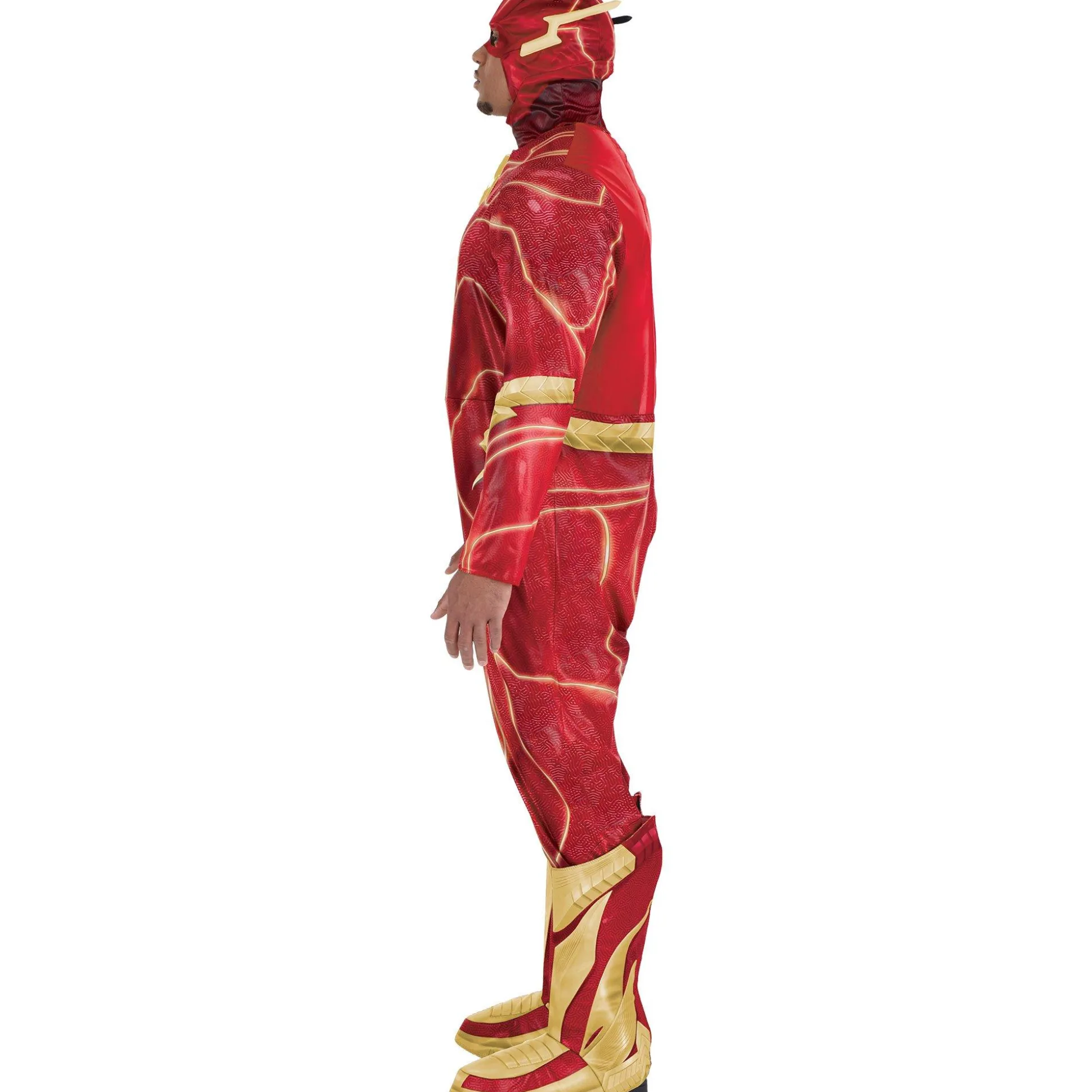 Cheap Adult Light-Up The Flash Plus Size Costume - Dc Men Superhero