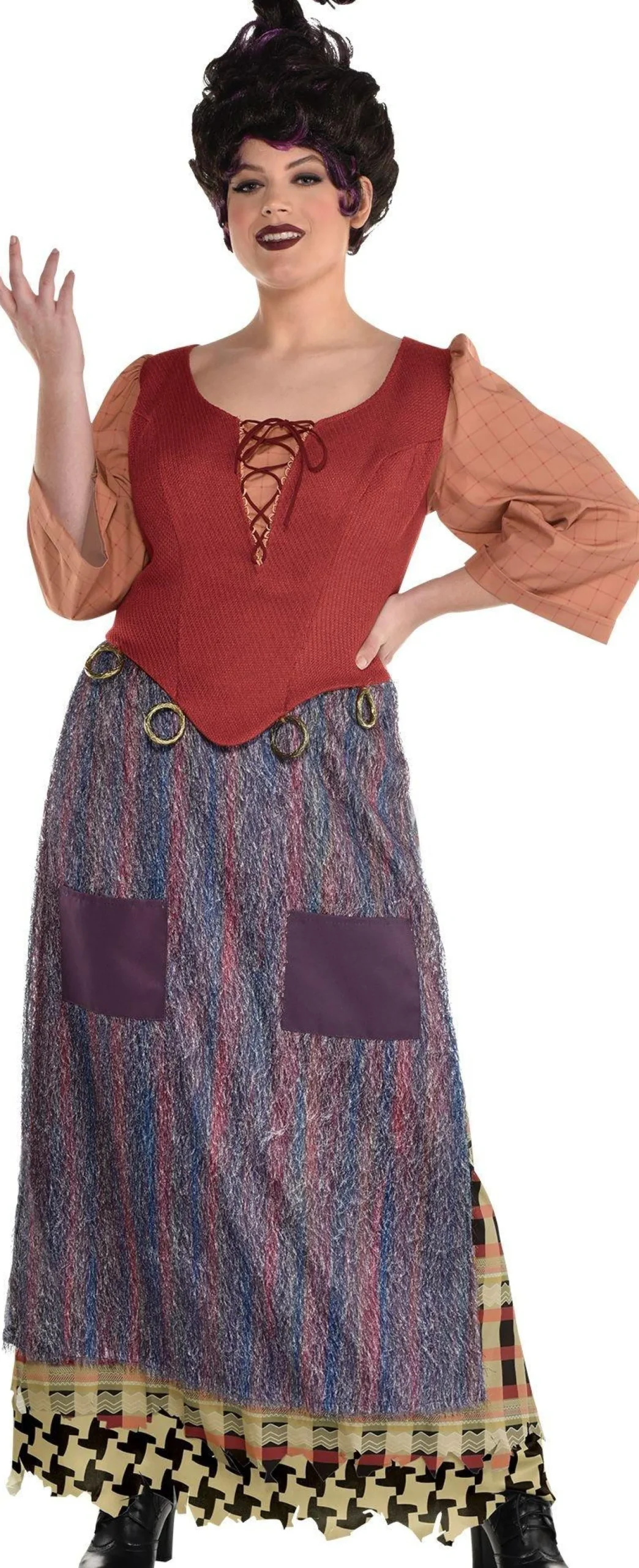 Cheap Adult Mary Sanderson Costume Plus Size - Disney Hocus Pocus Plus Size Costumes