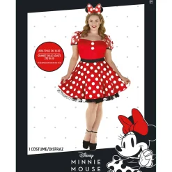 Outlet Adult Minnie Mouse Plus Size Costume - Disney Plus Size Costumes