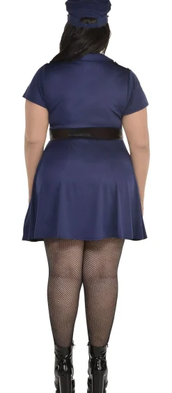 Cheap Adult Miranda Rights Cop Costume - Plus Size Women Sexy