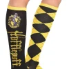 Cheap Adult Mismatched Hufflepuff Knee-High Socks - Harry Potter Tights