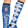 Hot Adult Mismatched Ravenclaw Knee-High Socks - Harry Potter Tights