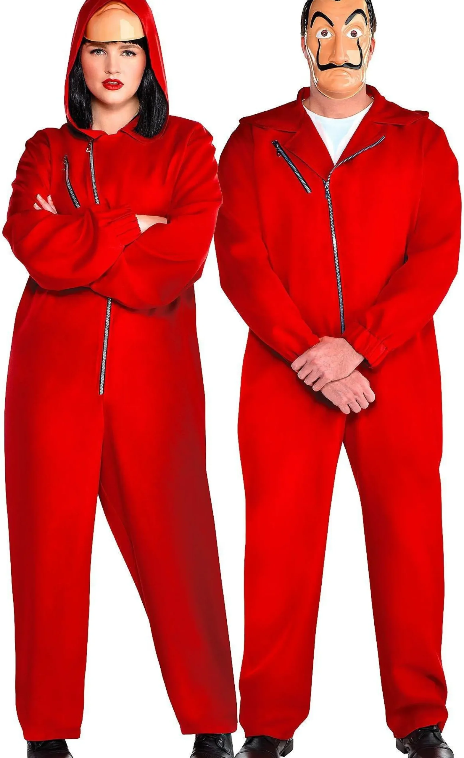 Clearance Adult Money Heist Costume Plus Size Couples' Costumes