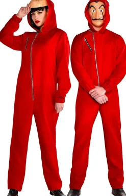 Discount Adult Money Heist Costume Couples' Costumes