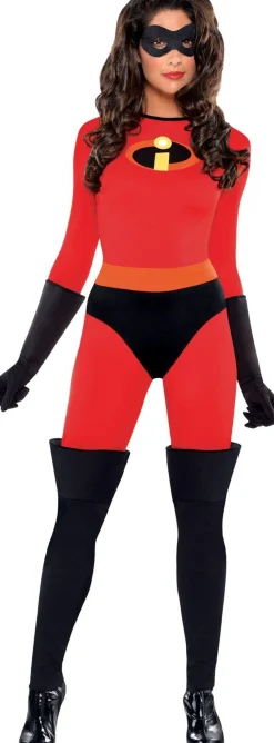 Discount Adult Mrs. Incredible Deluxe Costume - The Incredibles Women Superhero