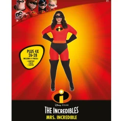Party City Adult Mrs. Incredible Plus Size Deluxe Costume - The Incredibles|Women Disney