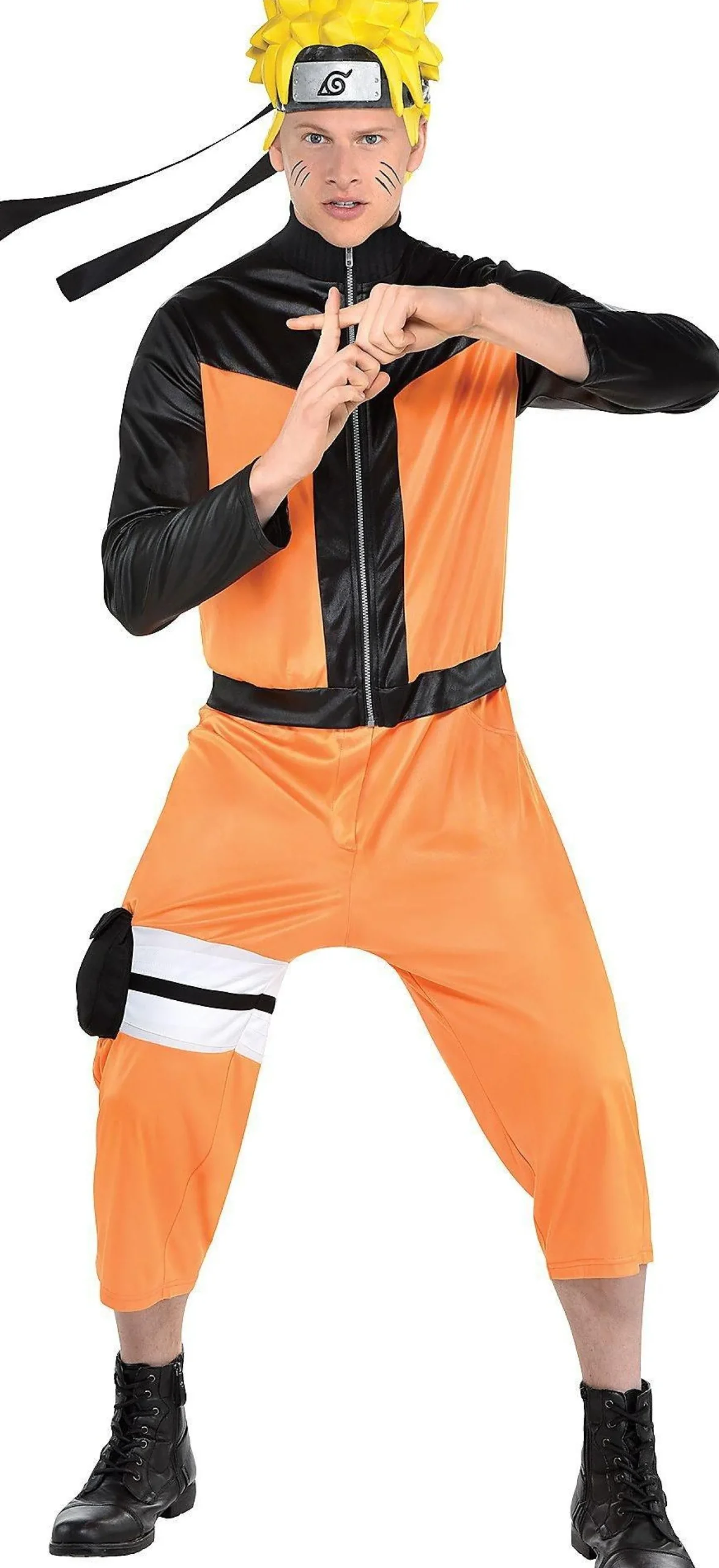 Cheap Adult Naruto Costume Men Superhero