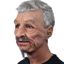Cheap Adult Old Man Jacques Latex Mask - Zagone Studios Scary