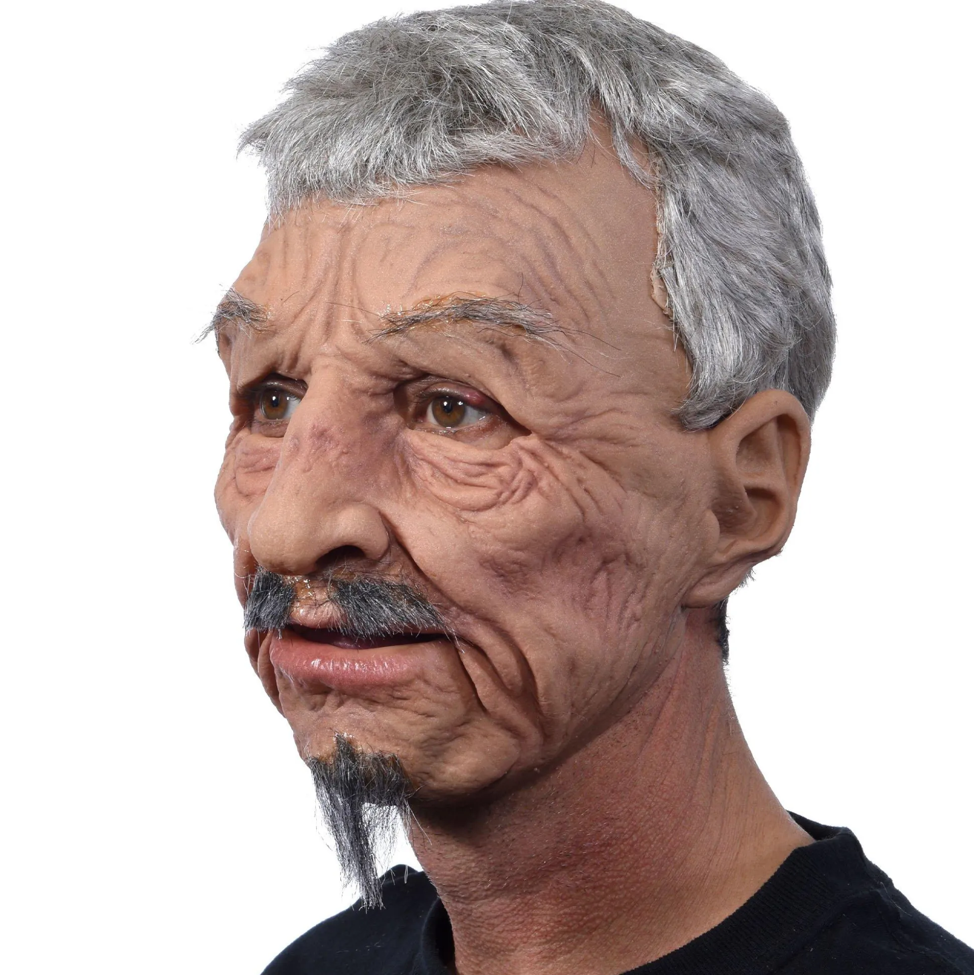 Cheap Adult Old Man Jacques Latex Mask - Zagone Studios Scary