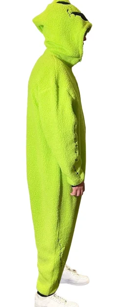 Party City Adult Oogie Boogie One Piece Zipster Costume - The Nightmare Before Christmas|Women Disney