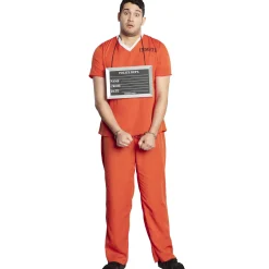 Discount Adult Orange Prisoner Plus Size Costume Plus Size Costumes