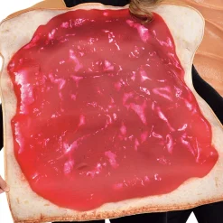 Party City Adult Peanut Butter & Jelly Costume Classic|Women Funny