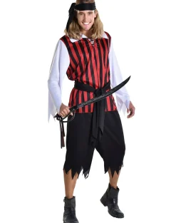 Cheap Adult Pirate Marauder Costume Men Pirate