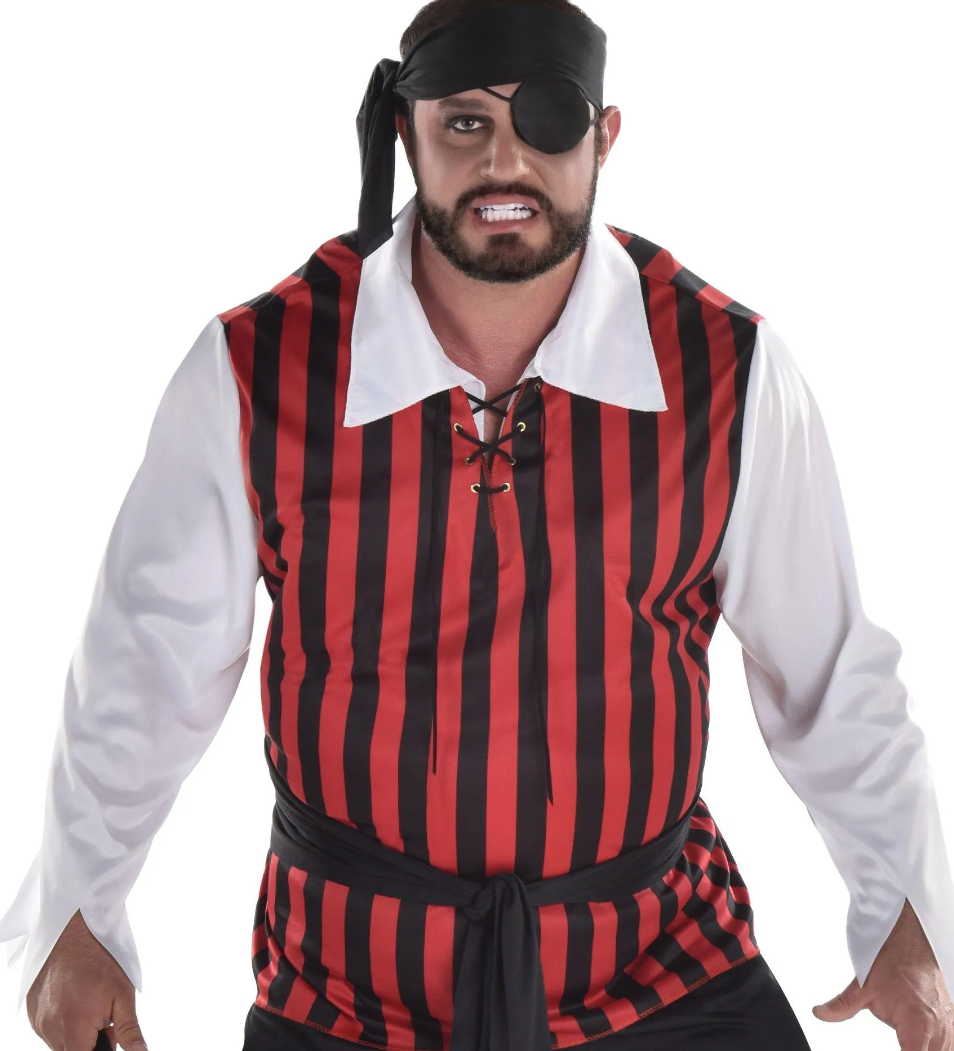 Online Adult Pirate Marauder Plus Size Costume Men Pirate