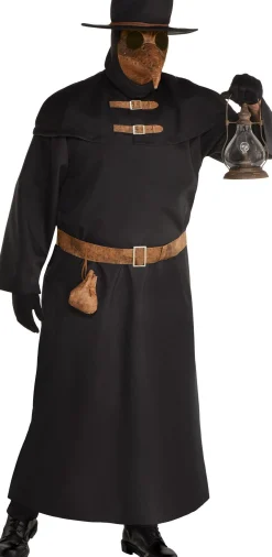 Hot Adult Plague Doctor Costume - Plus Size Men Scary