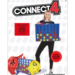 Party City Adult Playable Connect Four Costume|Women Funny