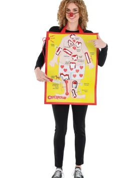 Party City Adult Playable Operation Costume|Men Funny