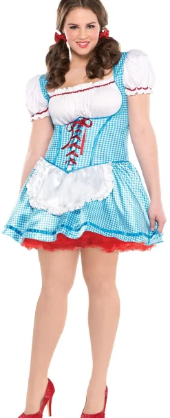 Fashion Adult Plus Size Dorothy Costume - The Wizard Of Oz Plus Size Costumes
