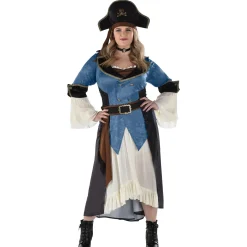 Party City Adult Posh Pirate Plus Size Costume|Women Pirate