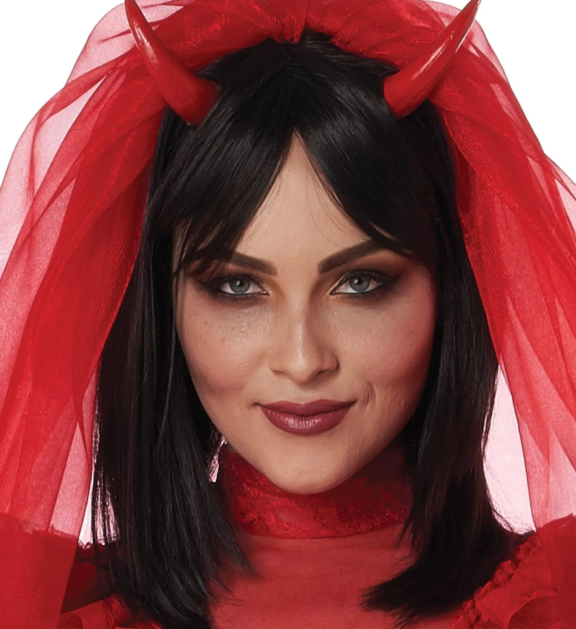 Party City Adult Red Bride From Hell Costume|Women Scary