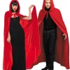 Discount Adult Red Hooded Cape Women Scary