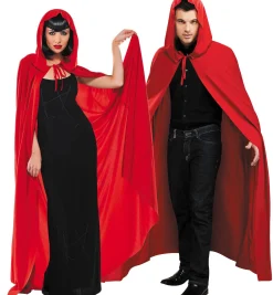 Shop Adult Red Hooded Cape Capes, Robes