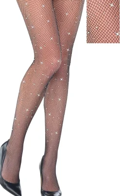 Store Adult Rhinestone Fishnet Pantyhose Tights