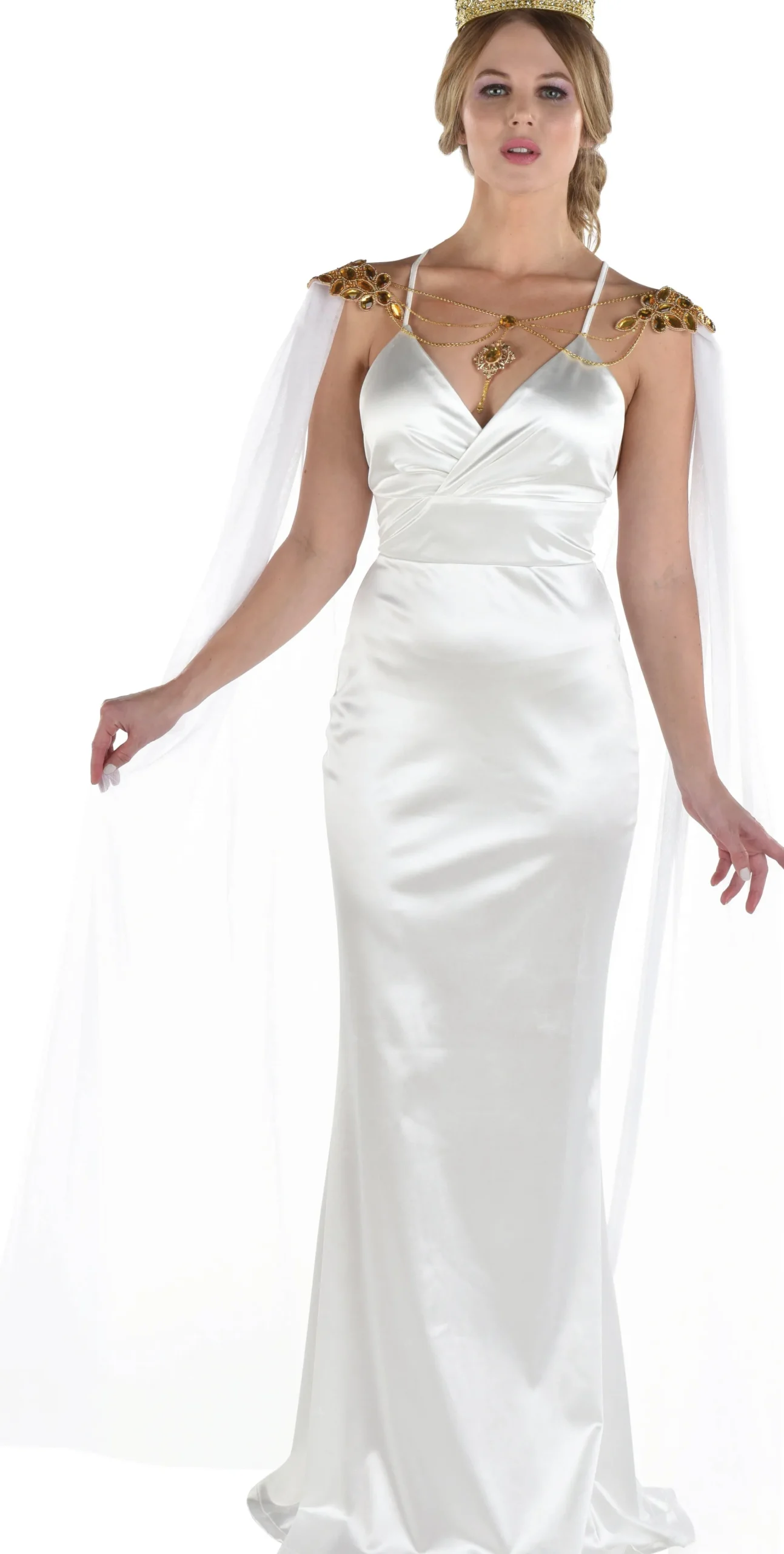 Fashion Adult Roman Queen Tulle Cape Capes, Robes