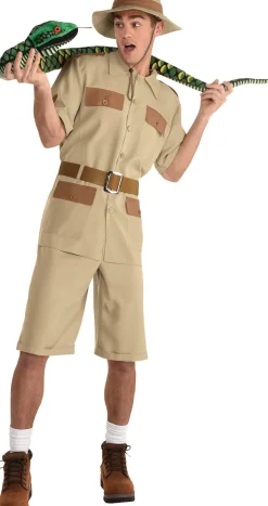 Online Adult Safari Guide Costume Men Scary