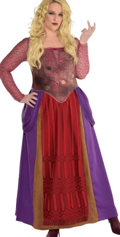 Party City Adult Sarah Sanderson Costume Plus Size - Disney Hocus Pocus|Women Disney