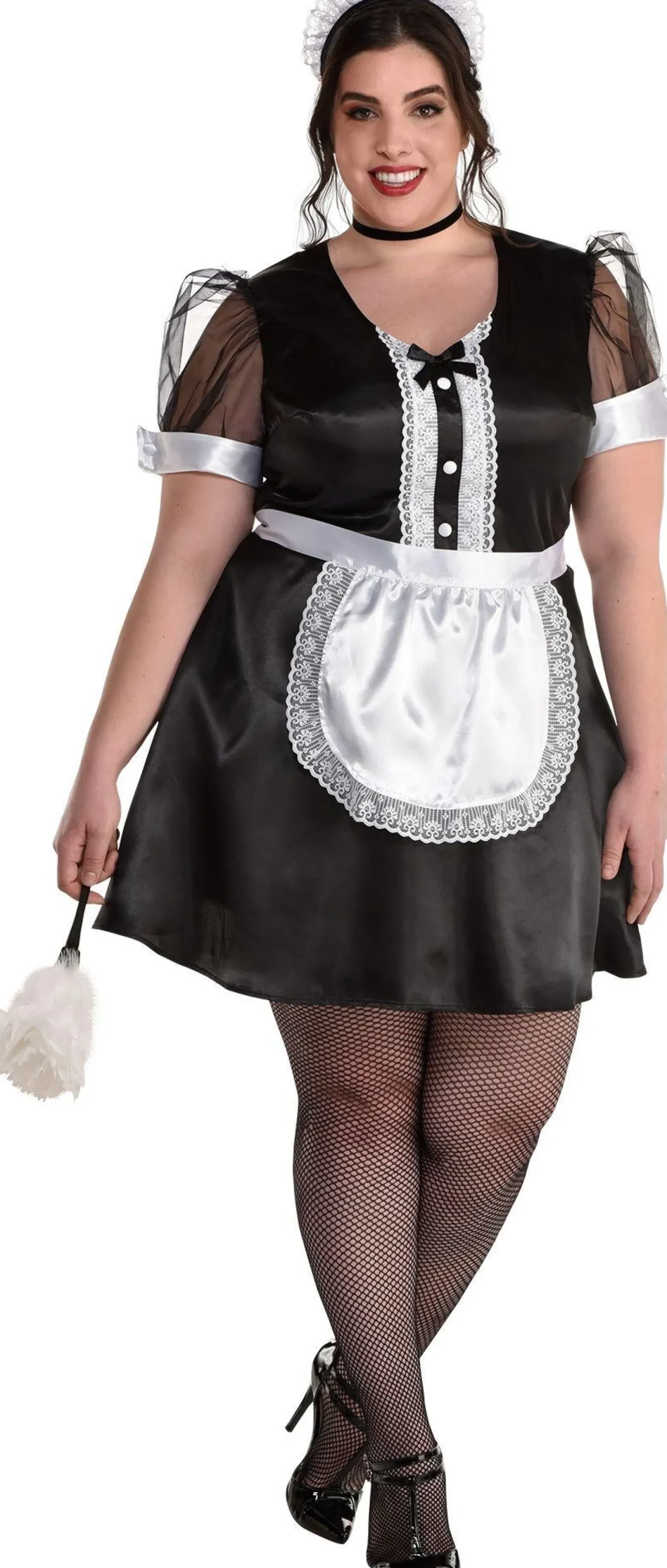 Discount Adult Sassy Maid Costume - Plus Size Women Sexy