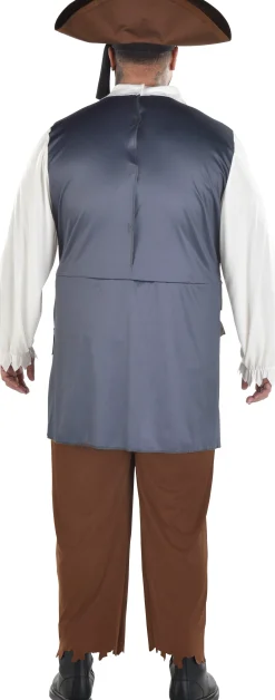 Clearance Adult Shiver Me Timbers Pirate Plus Size Costume Men Pirate