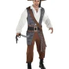 Party City Adult Shiver Me Timbers Pirate Costume|Men Pirate