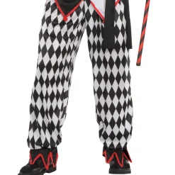 Discount Adult Sinister Jester Costume Men Scary