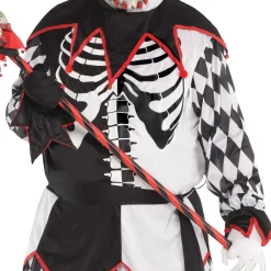 Outlet Adult Sinister Jester Costume Plus Size Men Scary