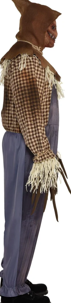 Hot Adult Sinister Scarecrow Costume - Plus Size Men Scary
